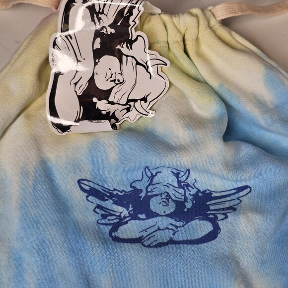 Boys Lie Unreleased Cotton Candy Tie-Dye Drawstring Backpack NWT w/ Sticker - Picture 2 of 5